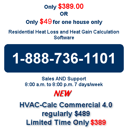 Residential HVAC Load Calculations